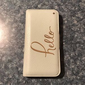 Kate Spade ♠️IPhone 6/7/8 Folio Case